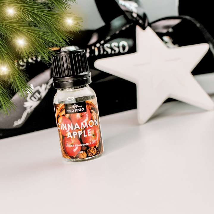 Ceramic Scent Star with Fragrance Oil Gift