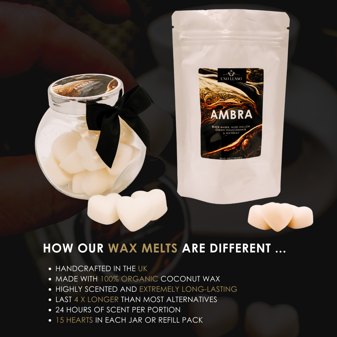 about ambra Wax melts by Uno Lusso