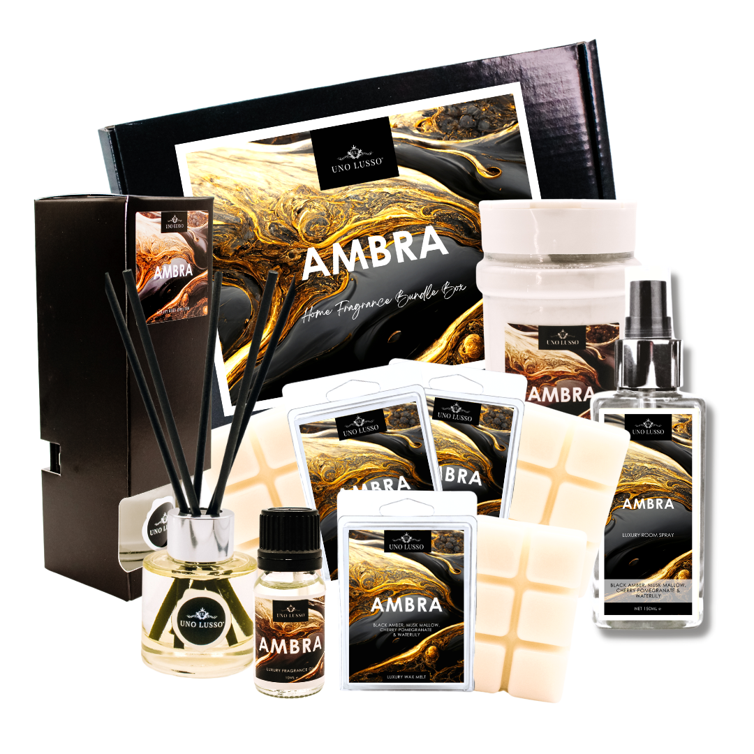 Ambra Bundle Box  Affordable Luxury Home Fragrance - Uno Lusso