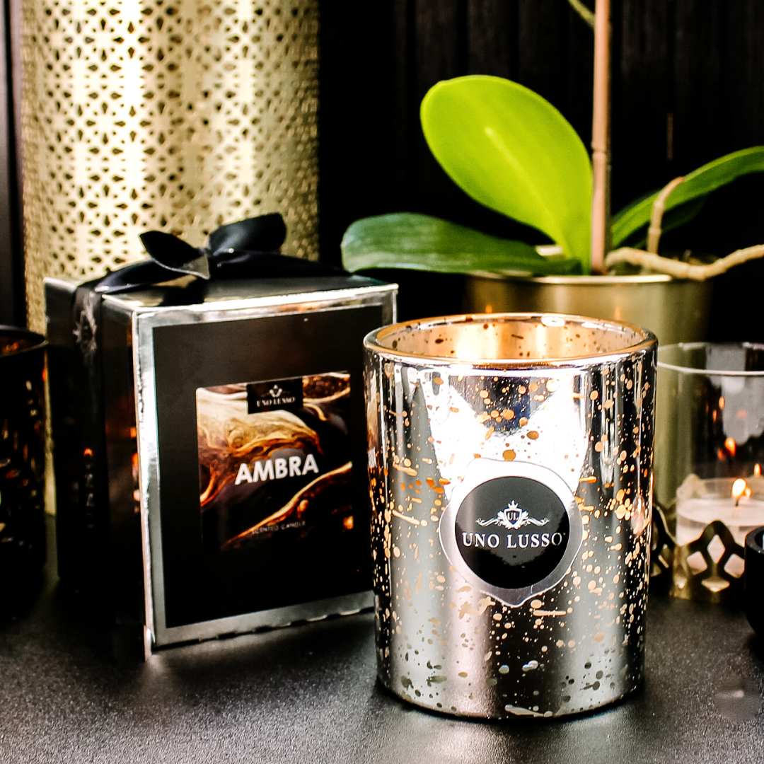 Ambra Silver Shimmer cANDLE