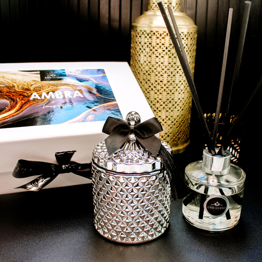 Ambra Luxe Venetian Candle & Diffuser Gift