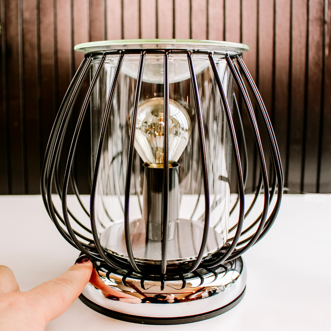 Black electric wax shop warmer