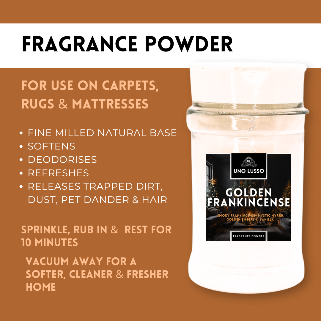 Golden Frankincense Fragrance Powders