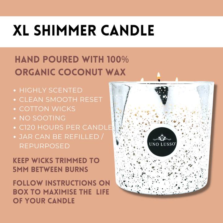 Golden Frankincense XL Shimmer Candle