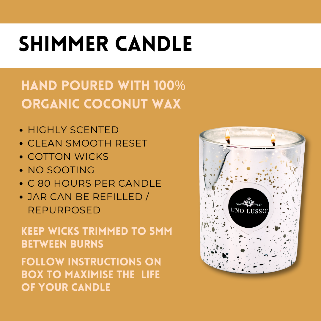 Golden Frankincense Shimmer Candle