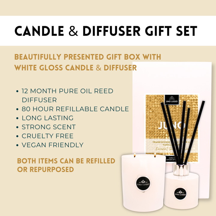 Juno Luxe Candle & Diffuser Gift Set