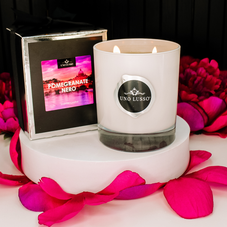 Pomegranate Nero luxe gloss candle