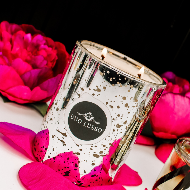 Luxe Shimmer Candle Pomegranate Nero