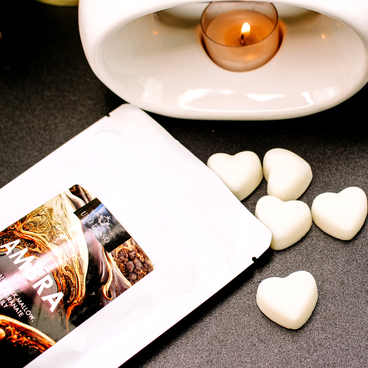 Luxury organic wax melt hearts 