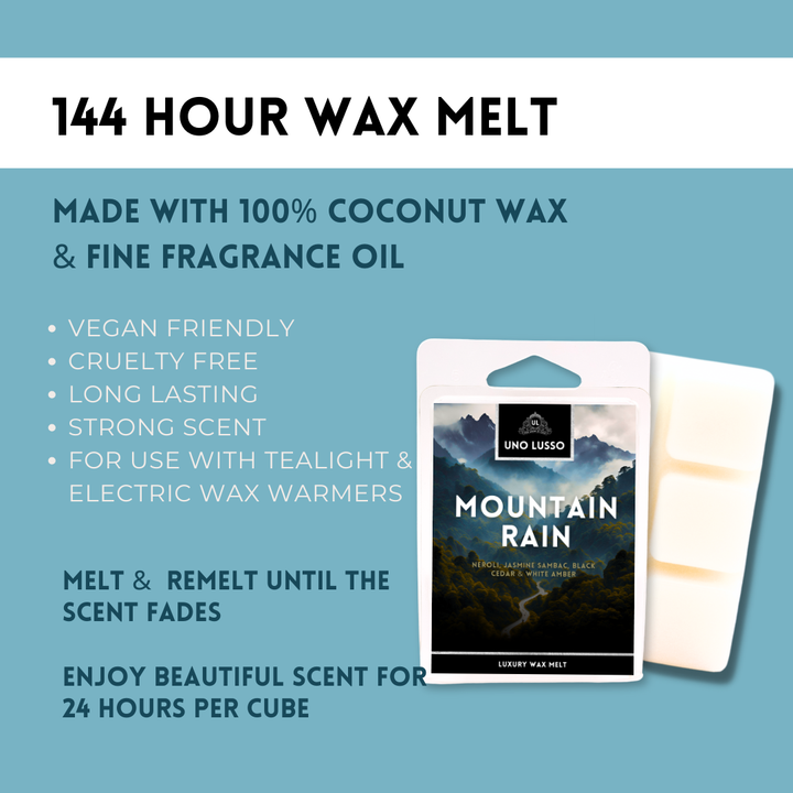 Mountain Rain Wax Melt Clamshell