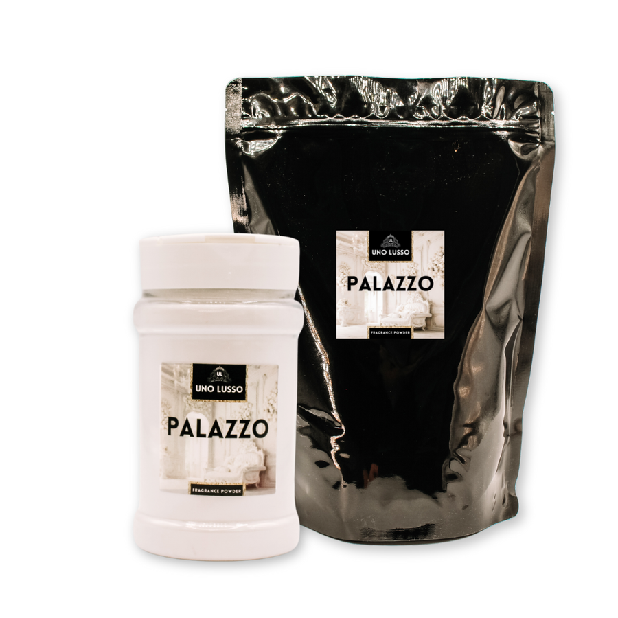Palazzo Fragrance Powder for carpets, rugs and soft furnishings