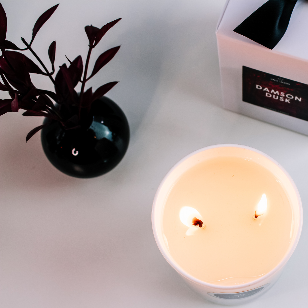 Damson Dusk Luxe Gloss Candle