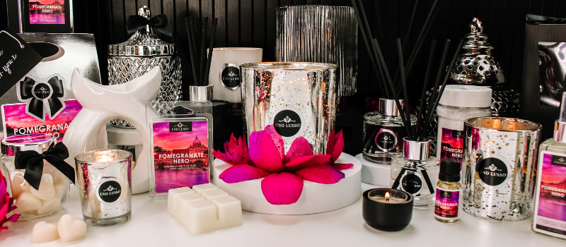 Pomegranate Nero Luxury Home Fragrance - Candles, Wax Melts, Diffusers & More
