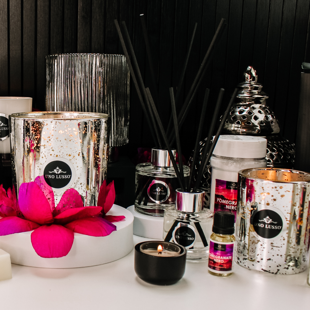 Pomegranate Nero Luxury Home Fragrance Collection