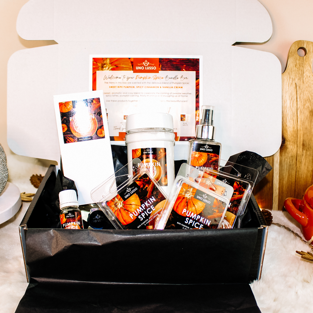 Pumpkin Spice Home Fragrance Bundle Box