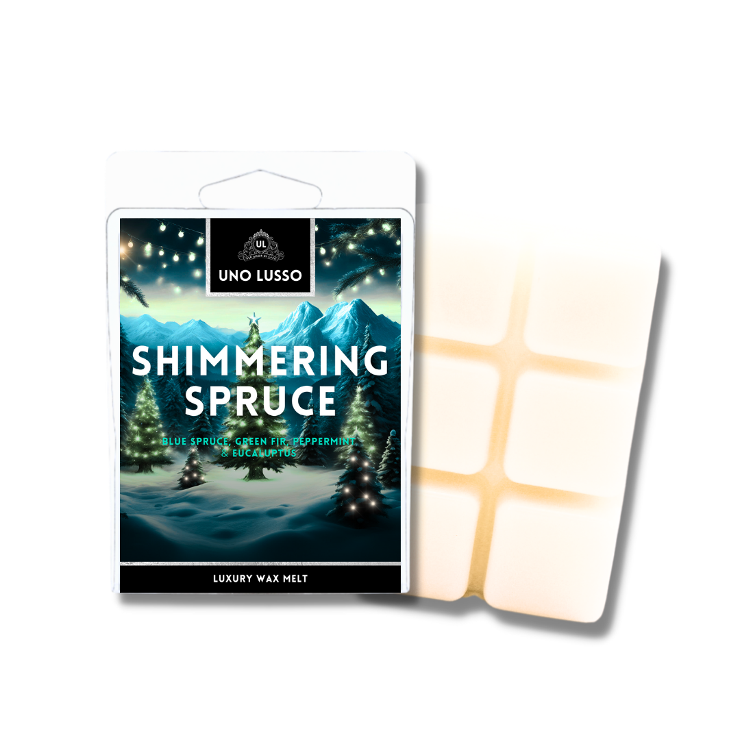 Shimmering Spruce Wax Melt Clamshell