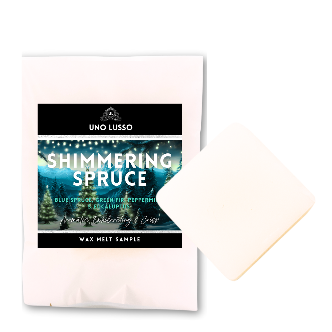 Shimmering Spruce Wax Melt Sample