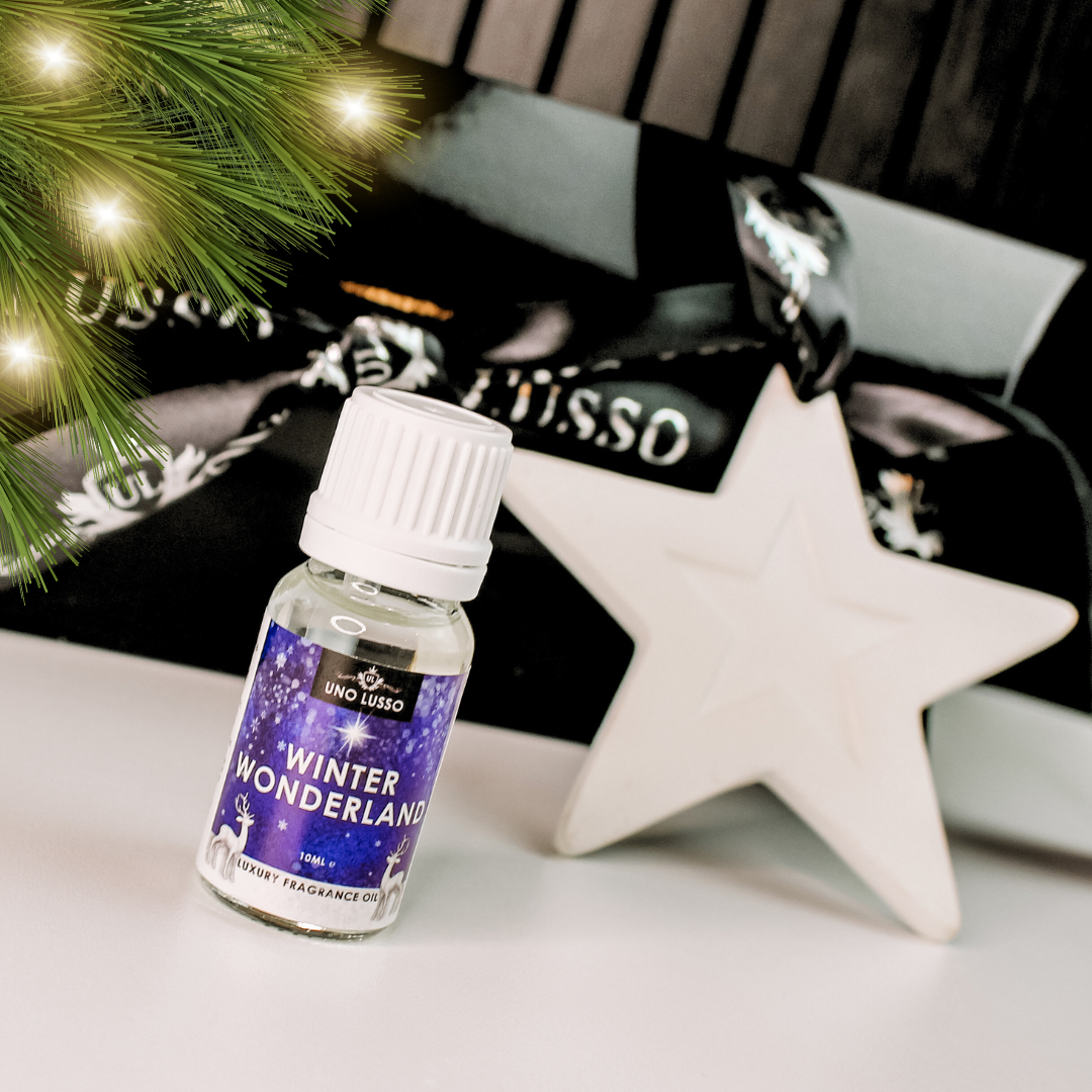 Ceramic Scent Star with Fragrance Oil Gift