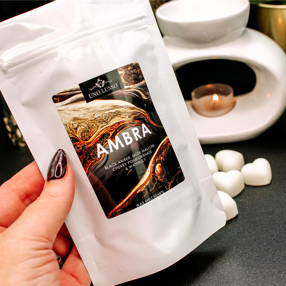 ambra wax melt hearts refill pack